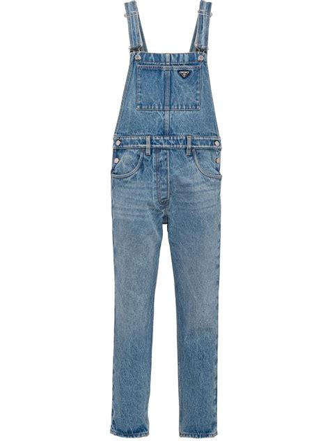 prada denim romper